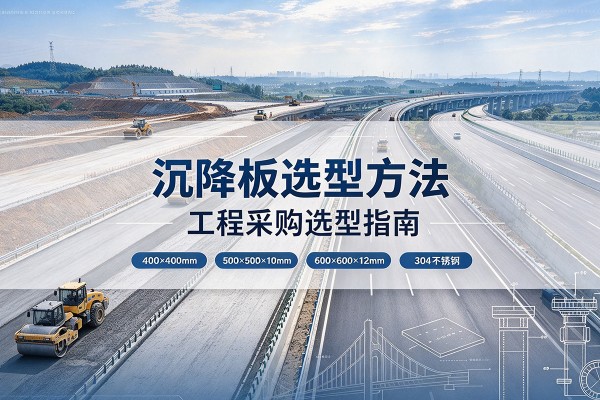 新华沉降板选择方法