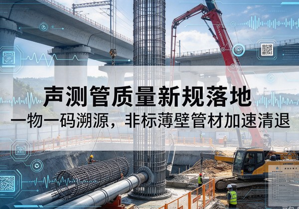 新华声测管质量新规落地，一物一码溯源，非标薄壁管材加速清退